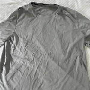 Nike Gray Long Sleeve Tee
